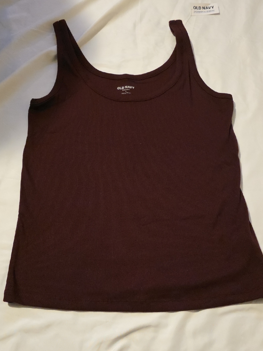 ❣️4 For $20❣️ Old Navy Women's Ribbed Tank Top - Dark Burgundy